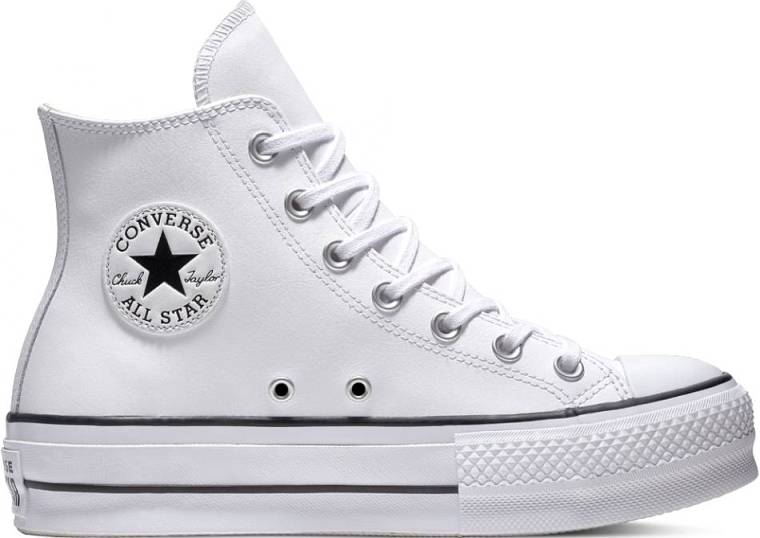 Converse Chuck Taylor All Star Platform Clean Leather High Top – Shoes ...